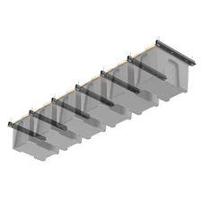  Overhead Garage Storage Rack, Heavy Duty Ceiling Storage Rack, 26 For 6 Bins