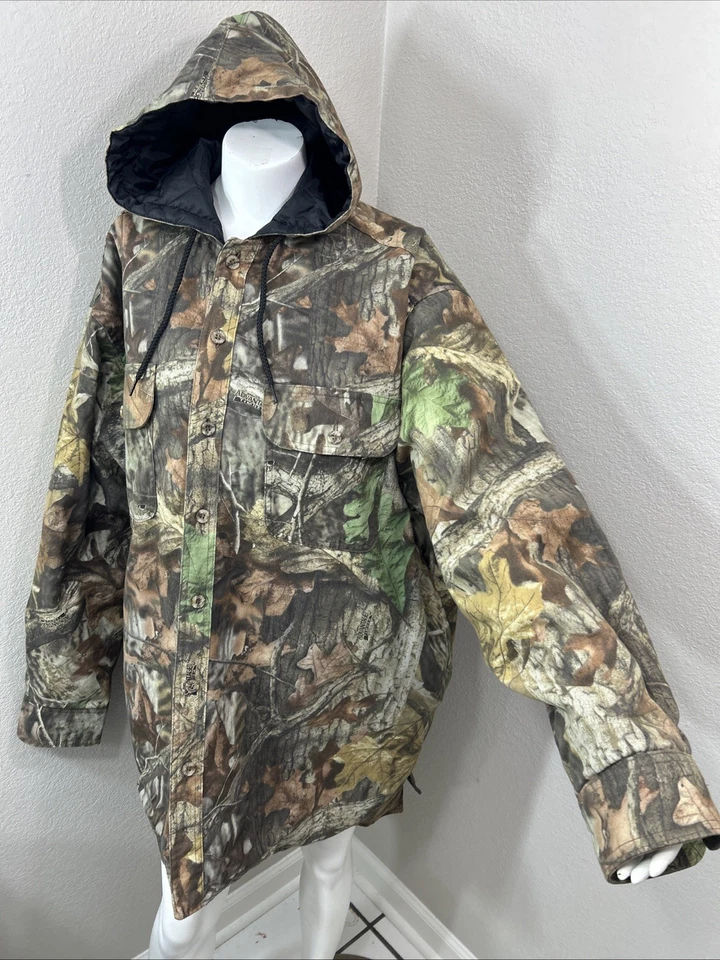 Duxbak Advantage Timber Camo Hunting Insulated Button Jacket Men’s US 2XL (50-52 - Image 2 of 4