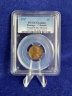 1917 DDO-001 FS-101 Doubled Die Obverse Lincoln Wheat Cent *PCGS Fine Details*