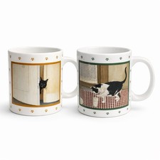 Lowell Herrero Cat Mug Set Vandor Japan 1984 ...
