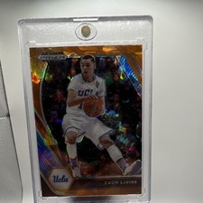 Panini 2021-22 Prizm Draft Picks Zach LaVine UCLA Bruins Orange Ice Prizm #80