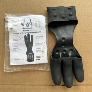 Dark Archer Discontinued Tactical Archer Glove Black No Straps Made In USA