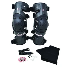Asterisk Carbon Cell Pro Knee Braces (Pair) for Outdoor Extreme Sports-M
