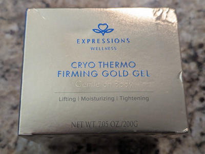 Expressions Wellness Cryo Thermo Firming Gold Gel Gentle 7.05 oz exp: 02/2029