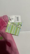 vintage 2 tinker bell matching pants pink and green polka dot