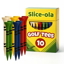 Funny Golf Tees | Golf Accessories for Men ? Slice-Ola 10 Pack | Top Golf Gif...