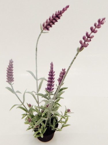 BATH & BODY WORKS DECORATIVE PLASTIC FRENCH LAVENDER PLANT NEW! - Picture 2 of 4