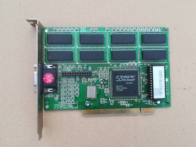 FastWare S3 VIRGE/DX VC963C-3D 4MB! VGA Graphics Adapter Card 