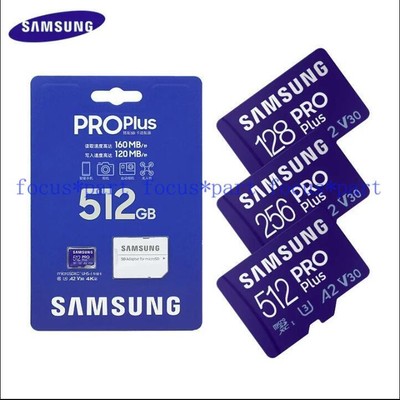 SAMSUNG Micro SD Card PRO Plus Original 512GB 256GB 128GB Memory Card for Camera
