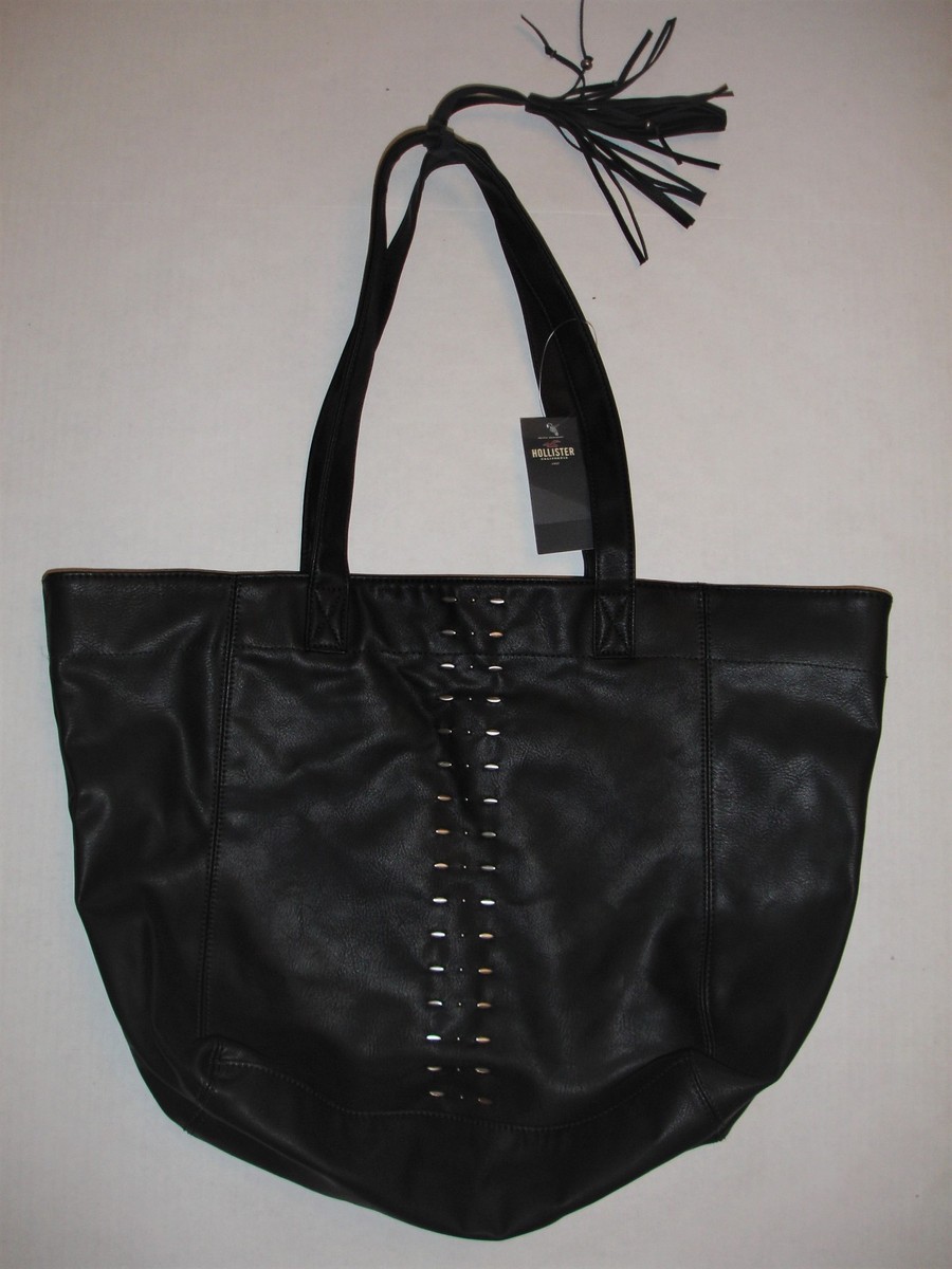 HOLLISTER Women Handbag Satchel Cute Tote Bag NEW FAUX LEATHER AF
