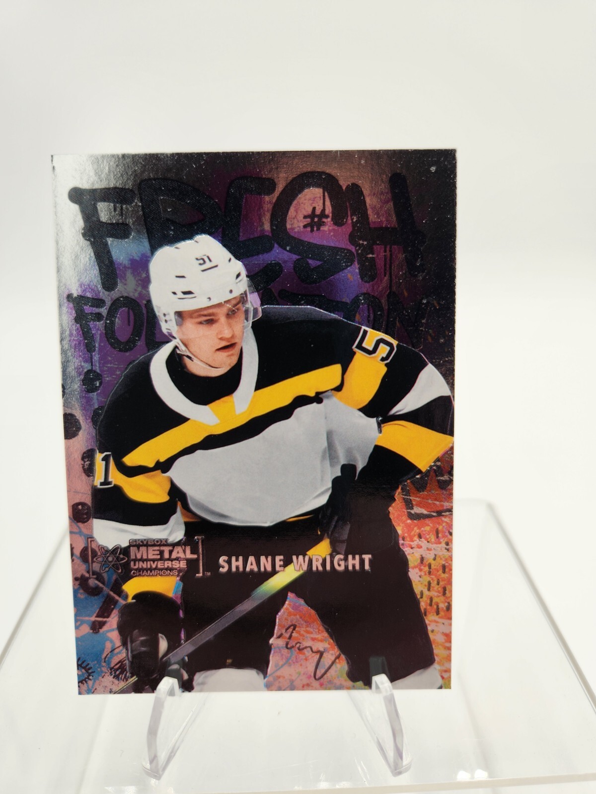 2021 SkyBox Metal Universe Champions #FF16 Shane Wright Fresh Foundation Hockey
