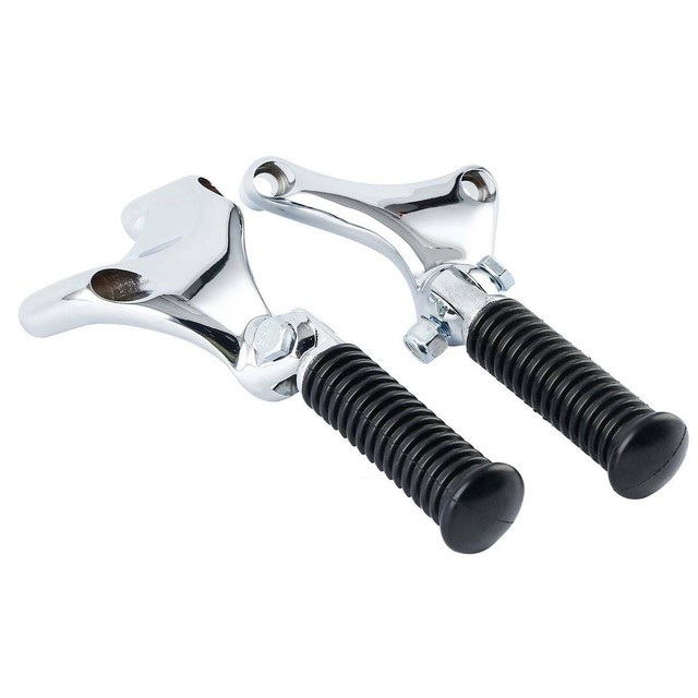 Chrome Foot Peg Mount For Harley Sportster XL 883 1200 Custom Forty