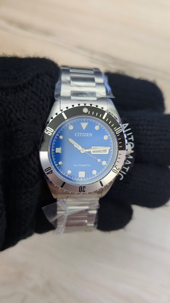 Citizen Automatic Sapphire Crystal NH7530-52M Blue Dial Sports