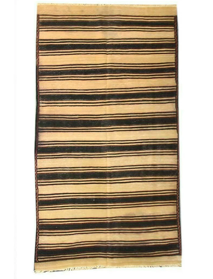 Tapete de área 5x10 tradicional feito à mão vintage feito à mão lã kilim - Imagem 3 de 4