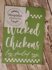 RETIRED    MDC DIY Adhesive Reusable Silkscreen Stencil   Wicked Chickens   