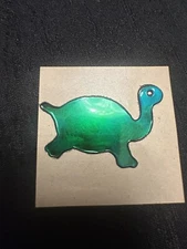 Rare Vintage 80s Mystik Oilies Oilie Oily Oilly Turtle Touch Sticker 1980s