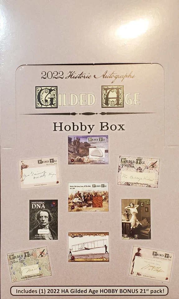 2022 Historic Autographs Gilded Age 20-pack Hobby box