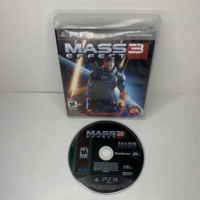 Mass Effect 3 PS3 Sony PlayStation 3 No Manual Tested Working - Image 1 of 4