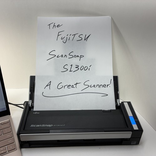 Fujitsu ScanSnap S1300i High Speed Color Image 600 DPI Duplex Document Scanner - Picture 3 of 18