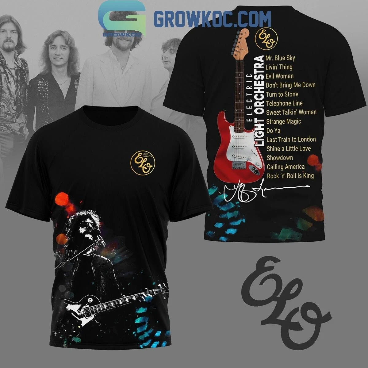 Electric Light Orchestra Mr. Blue Sky Livin’ Thing T-shirt 3D