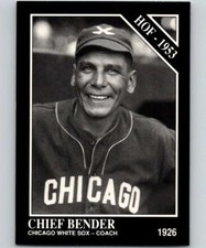 1991 Conlon Collection #20 Chief Bender EX Excellent White Sox