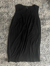 Connected Woman Black Sleeveless Dress Size 24 LBD