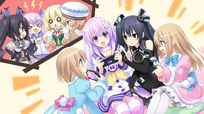 Anime blanc game cg hyperdimension neptunia mk2 Custom Gaming Mat Desk