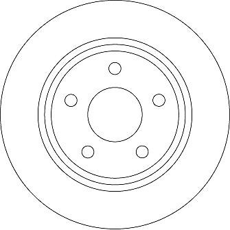 2X TRW DF6556 Bremsscheibe FüR Ford-image