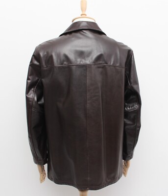 ジャケット・アウター stewart leather jacket sizeM Men's Vintage STEWART Leather Jacket Coat Brown RARE Size M made