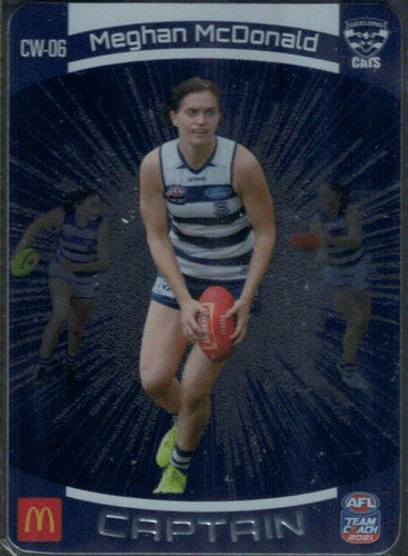 2021 AFL TEAMCOACH WOMENS SILVER CAPTAIN CARD; Individual Card Sale. - Picture 1 of 14