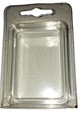 25 Pack Clear Plastic Jewelry Packaging ClamShells Hangable 2-1/4" x 3-1/2"x !"