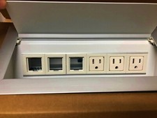 Byrne Power Data Center Ellora Silver/White Outlet Blank #9838