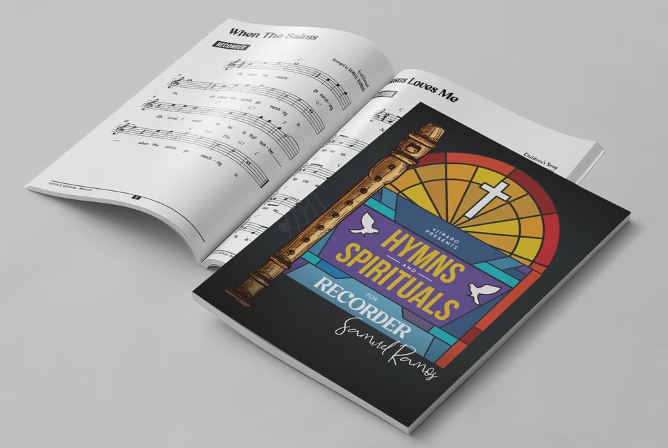 Hymns and Spirituals for Recorder: 50 Easy to Play Heartfelt Songs of Praise - Image 2 of 4