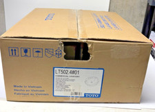 Toto LT502.4 01 - 19" Round Self Rimming Bathroom Sink, 4" Faucet Centers