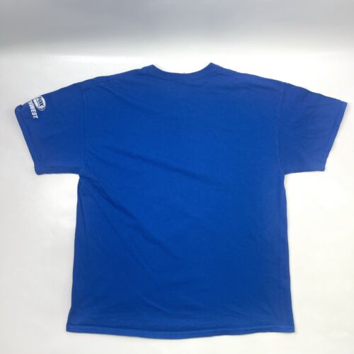 NBA Dallas Mavericks Fox Southwest Stadium Souvenir Blue T-Shirt Men's Size L - Picture 9 of 9