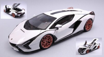 Burago LAMBORGHINI SIAN FKP 37 2019 WHITE 1:18