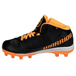 Warrior-Vex-3-0-Junior-Lacrosse-Cleats-Black-Orange-NEW-Lists-55