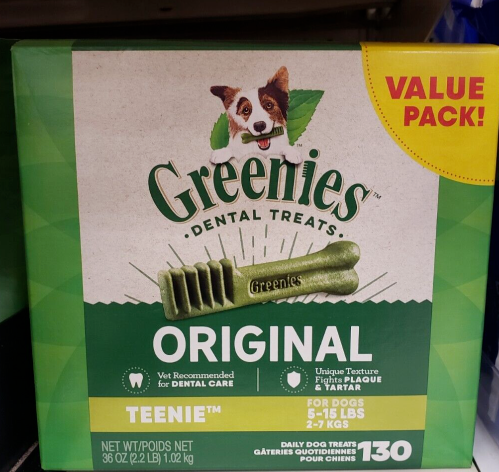 Greenies Dental Vet Recommended Dog Dental Chews GREENIES Original