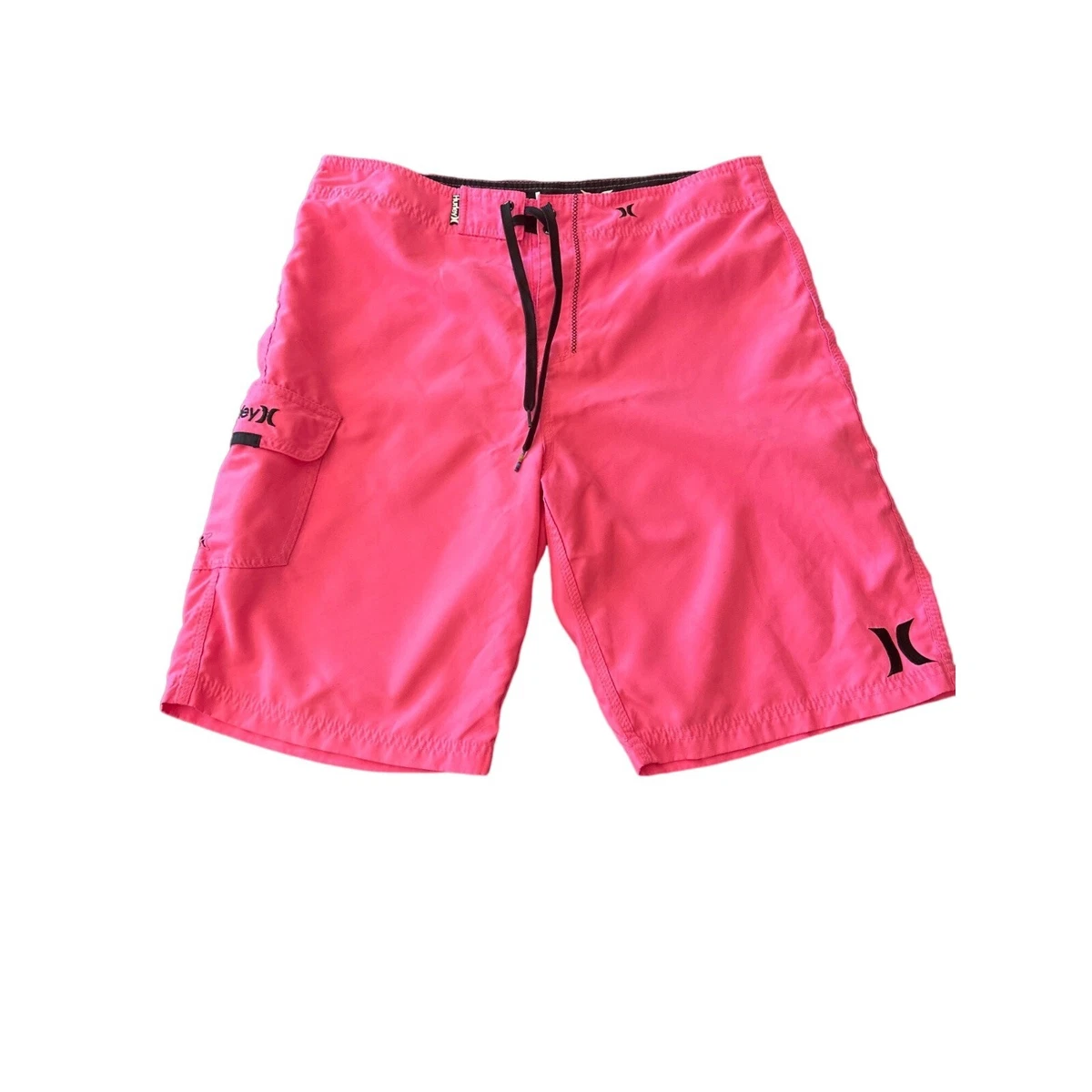 Hurley Hot Pink Swim Trunks Board Shorts Size 33