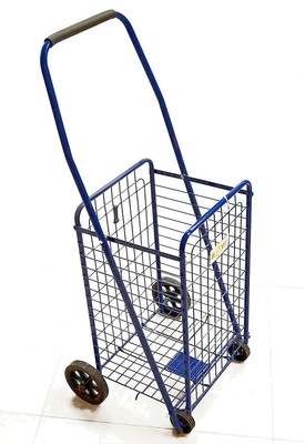 small rolling shopping cart
