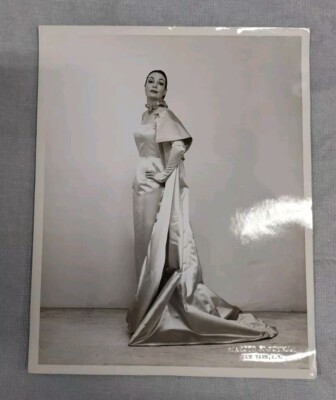 Photo Modern Ballet Dancer Flower Hujer 8''X10'' Marcus Blechman NYC Promo Dress 