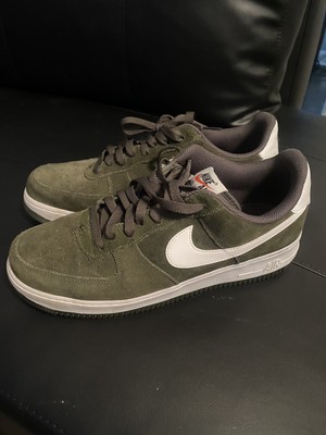suede olive green air force 1