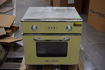 Big Chill BCWO30AESV2 30'' Buttercup Yellow Electric Single Wall Oven NOB #143805