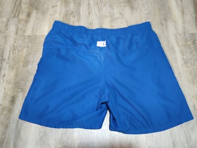 Mik⭐︎② Vtg Y2K Nike Swim Trunks Board Shorts Sz M Mesh Lined W/ Pockets