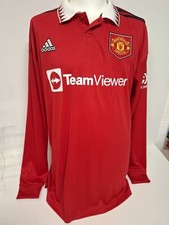 MANCHESTER UTD MAN UTD 2022/23 ADIDAS SIZE XXL B.FERNANDES 08 LONG SLEEVED SHIRT