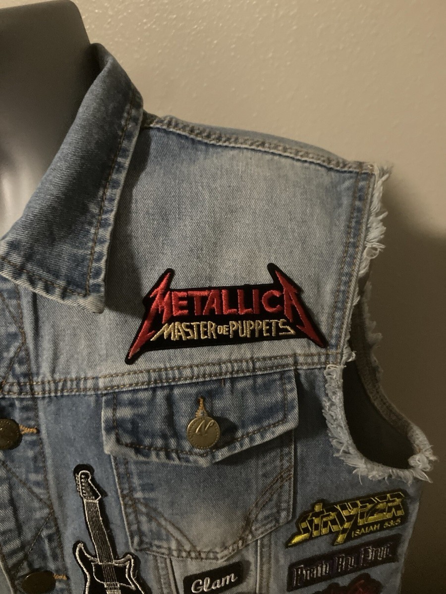 80s Metal Vest.Personal Used Vest. All STITCHED patches. View 3