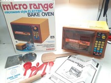 Coleco Micro Range Toy Bake Oven Vintage working