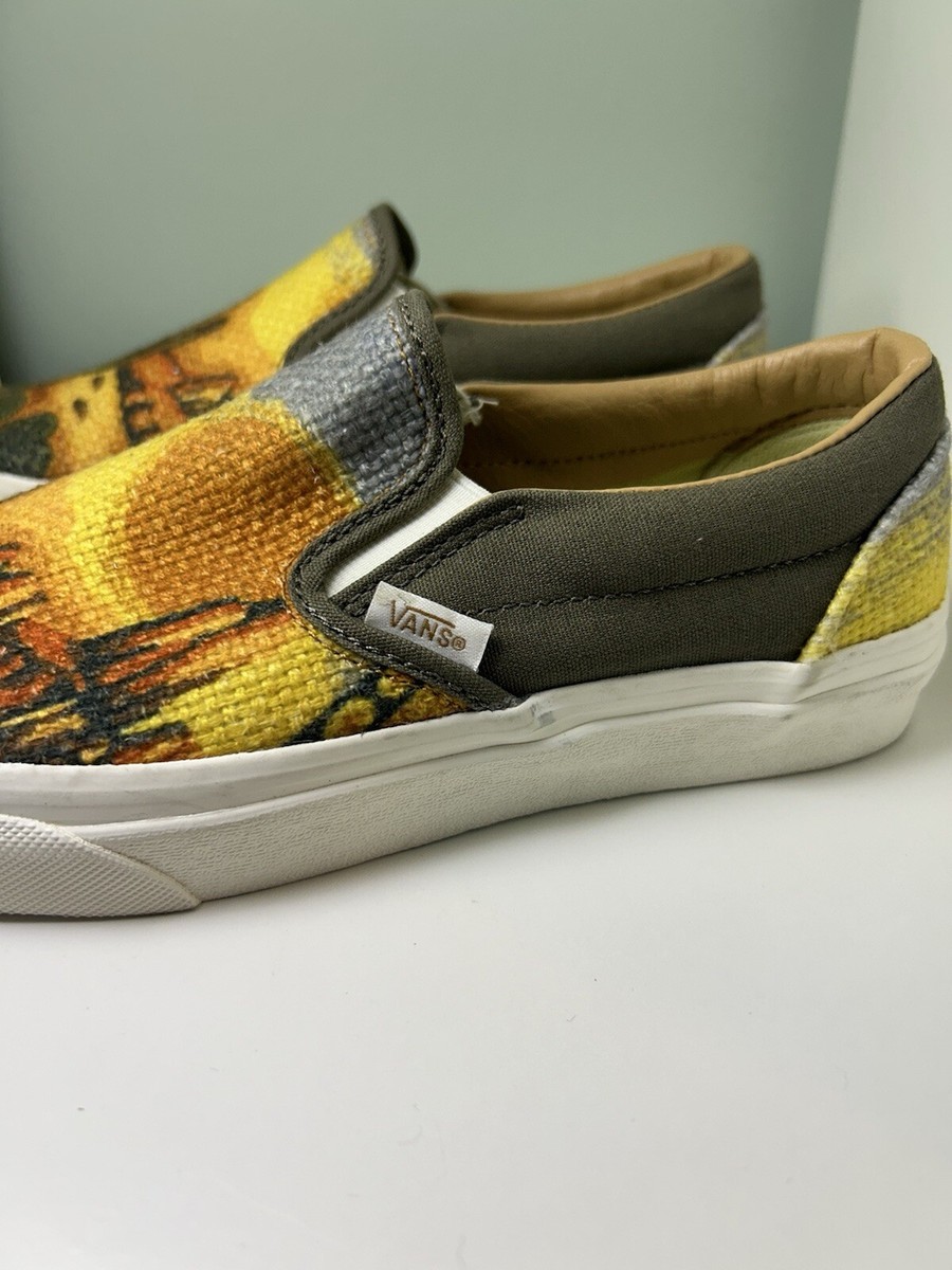 VANS CLASSIC SLIP-ON CALI TAPESTRY CACTUS Women 7.5 Men display picture 1