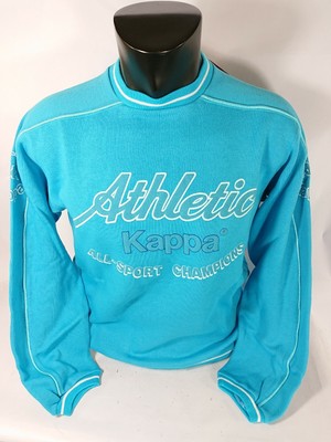 felpa azzurra kappa