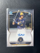 Ben metzinger 1st Bowman Chrome Auto 2023 Bowman Chrome Release Day !!!